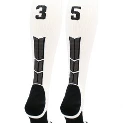 MadSportsStuff Softball Socks White Player ID Custom Number Over The Calf Socks For Softball Baseball Football Boys And Girls 198 MadSportsStuff Softball Socks White Player ID Custom Number Over The Calf Socks For Softball Baseball Football Boys And Girls