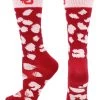 TCK OU Oklahoma Sooners Socks Womens Savage Crew Socks All Schools