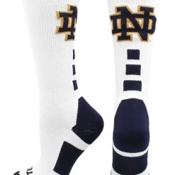TCK Sports University Of Notre Dame Socks Fighting Irish Baseline Crew All Schools
