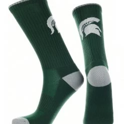 TCK Michigan State Spartans Socks Campus Legend Crew Length