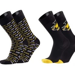 IQ All Schools TCK Brands University Monday & Tuesday 2-Pack Fine Gauge Cotton Crew Dress Socks