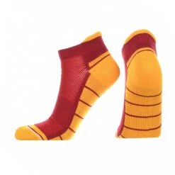 TCK All Schools USC Trojans Low Cut Ankle Socks With Tab