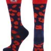 TCK Fresno State Bulldogs Socks Womens Savage Crew Socks All Schools