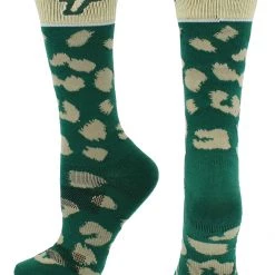 TCK All Schools USF Bulls Socks Womens Savage Crew Socks 9 TCK All Schools USF Bulls Socks Womens Savage Crew Socks