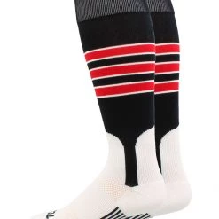 MadSportsStuff Baseball Stirrup Socks 3 Stripe With Featheredge