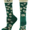 TCK All Schools USF Bulls Socks Womens Savage Crew Socks