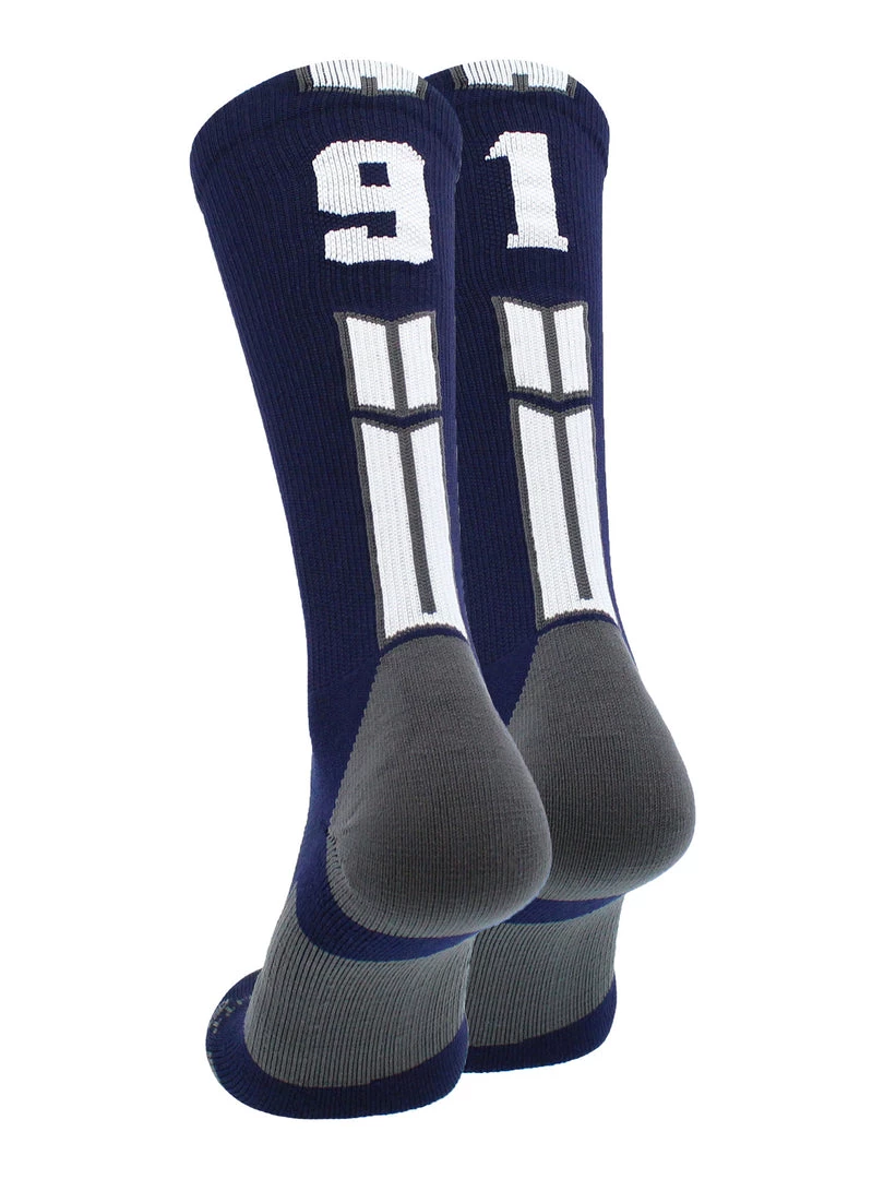 MadSportsStuff Volleyball Socks Navy Player ID Custom Number Crew Socks For Basketball Lacrosse Volleyball Boys And Girls 38 MadSportsStuff Volleyball Socks Navy Player ID Custom Number Crew Socks For Basketball Lacrosse Volleyball Boys And Girls