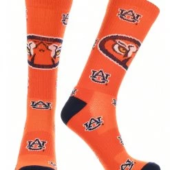TCK All Schools Auburn Tigers Socks Crew Length Sock Mayhem
