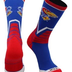 TCK Kansas Jayhawks Socks Victory Crew All Schools