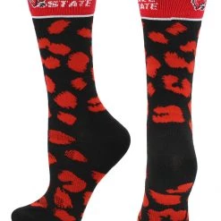 TCK Ball State Cardinals Socks Womens Savage Crew Socks