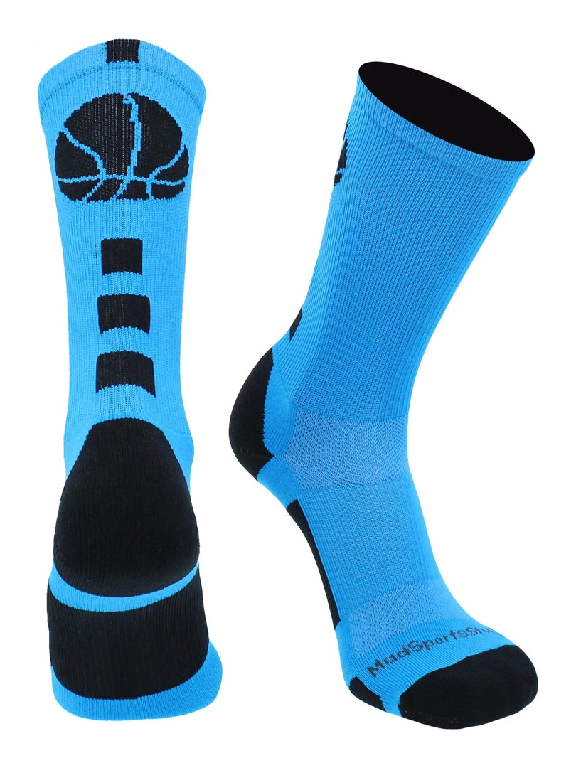 MadSportsStuff Basketball Socks For Boys, Girls, Men, Women- Athletic Crew Socks - Youth And Adult Sizes -Made In The USA 8 MadSportsStuff Basketball Socks For Boys, Girls, Men, Women- Athletic Crew Socks - Youth And Adult Sizes -Made In The USA