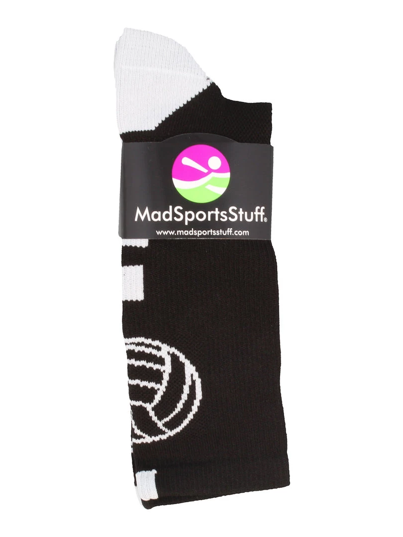 MadSportsStuff Volleyball Socks For Girls, Women & Teens In Crew Length 2 MadSportsStuff Volleyball Socks For Girls, Women & Teens In Crew Length