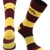 TCK Minnesota Golden Gophers Socks Game Day Striped Crew Socks