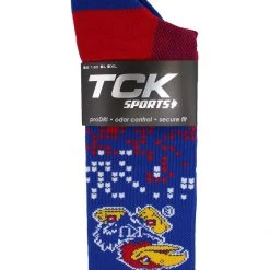 TCK Kansas Jayhawks Socks Downtown Crew