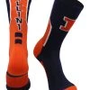TCK Illinois Fighting Illini Socks Perimeter Crew