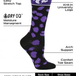 TCK All Schools Kansas State Wildcats Socks Womens Savage Crew Socks 7 TCK All Schools Kansas State Wildcats Socks Womens Savage Crew Socks