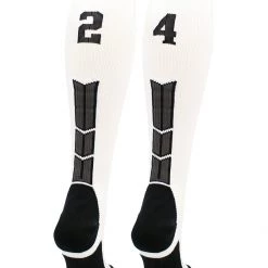 MadSportsStuff Softball Socks White Player ID Custom Number Over The Calf Socks For Softball Baseball Football Boys And Girls 184 MadSportsStuff Softball Socks White Player ID Custom Number Over The Calf Socks For Softball Baseball Football Boys And Girls