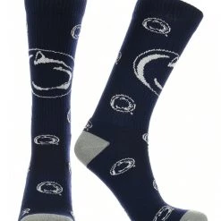 TCK All Schools Penn State Nittany Lions Socks Crew Length Sock Mayhem