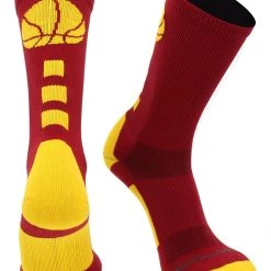 MadSportsStuff Basketball Socks For Boys, Girls, Men, Women- Athletic Crew Socks - Youth And Adult Sizes -Made In The USA