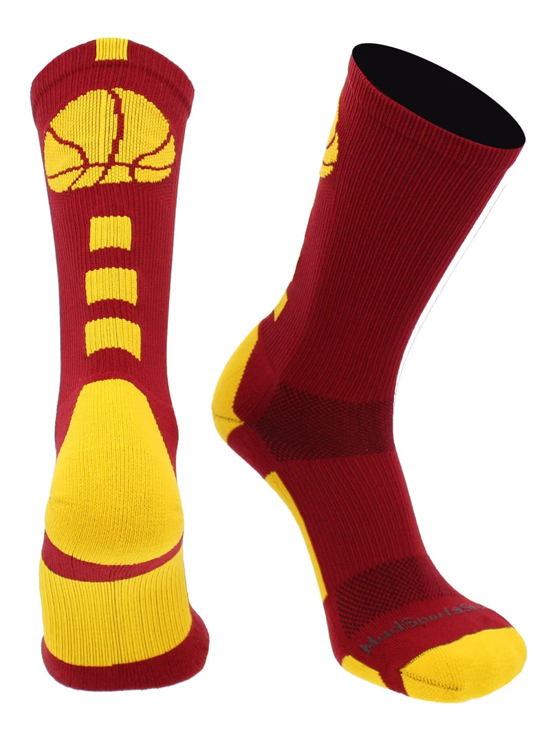 MadSportsStuff Basketball Socks For Boys, Girls, Men, Women- Athletic Crew Socks - Youth And Adult Sizes -Made In The USA 29 MadSportsStuff Basketball Socks For Boys, Girls, Men, Women- Athletic Crew Socks - Youth And Adult Sizes -Made In The USA