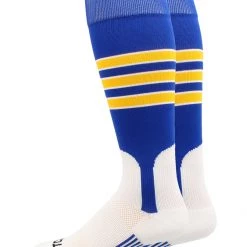 TCK Baseball Stirrup Socks With Stripes Pattern D Baseball Socks