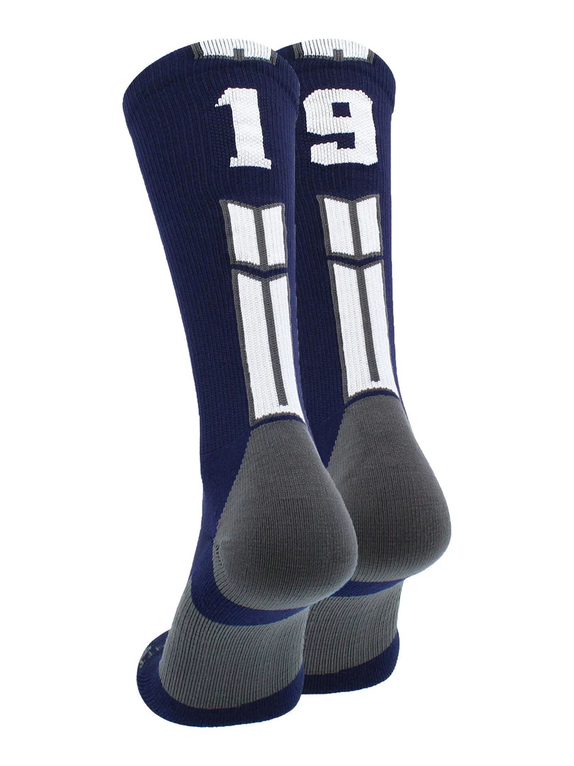 MadSportsStuff Volleyball Socks Navy Player ID Custom Number Crew Socks For Basketball Lacrosse Volleyball Boys And Girls 59 MadSportsStuff Volleyball Socks Navy Player ID Custom Number Crew Socks For Basketball Lacrosse Volleyball Boys And Girls