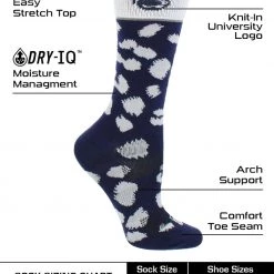 TCK Penn State Nittany Lions Socks Womens Savage Crew Socks