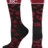 TCK All Schools South Carolina Gamecocks Socks Womens Savage Crew Socks