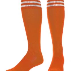 TCK Soccer Socks With Stripes- For Boys Or Girls- Men Or Women - Extra Cross-Stretch For Shin Guards