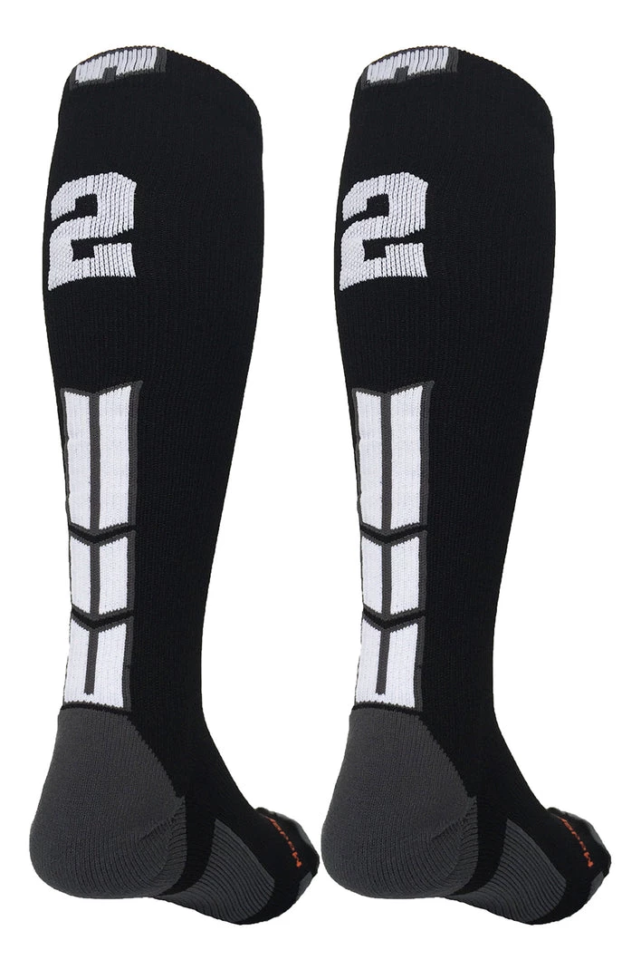 MadSportsStuff Softball Socks Black Player ID Custom Number Over The Calf Socks For Softball Baseball Football Boys And Girls 79 MadSportsStuff Softball Socks Black Player ID Custom Number Over The Calf Socks For Softball Baseball Football Boys And Girls