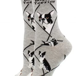 WHD Boston Terrier Socks For Women Gift For Dog Lovers