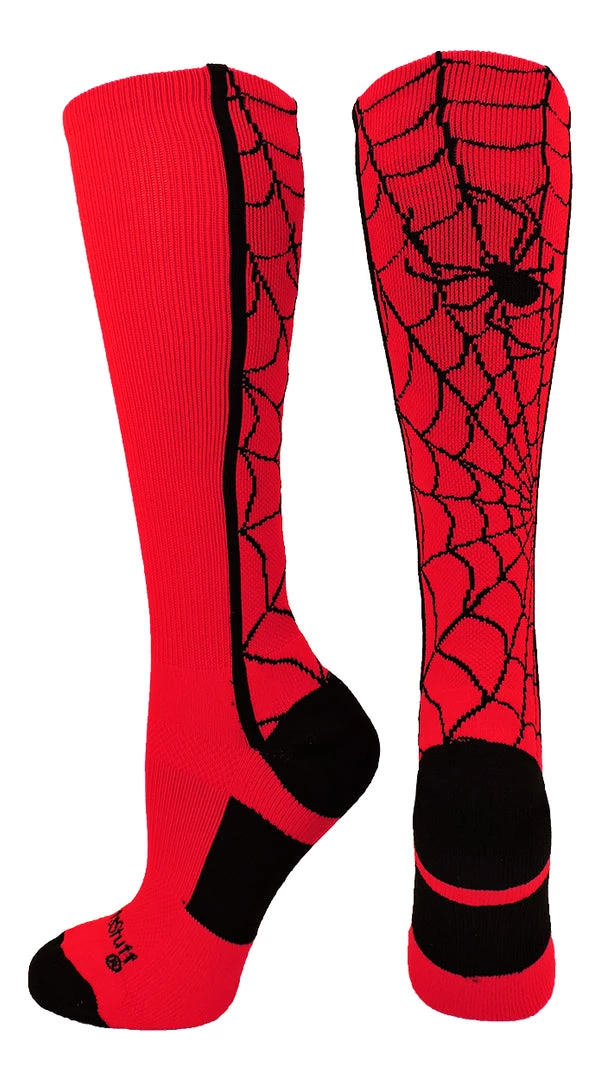 MadSportsStuff Crazy Spider Web Over The Calf Athletic Socks Baseball Socks 1 MadSportsStuff Crazy Spider Web Over The Calf Athletic Socks Baseball Socks