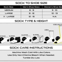 TCK Over The Calf Work Socks For Men And Women 9-11 10-13 13-15 Moisture Wicking Tall Cushioned Boot Socks 6-pack