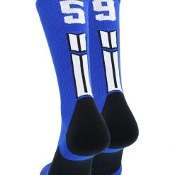 MadSportsStuff Volleyball Socks Royal Player ID Custom Number Crew Socks For Basketball Lacrosse Volleyball Boys And Girls 124 MadSportsStuff Volleyball Socks Royal Player ID Custom Number Crew Socks For Basketball Lacrosse Volleyball Boys And Girls