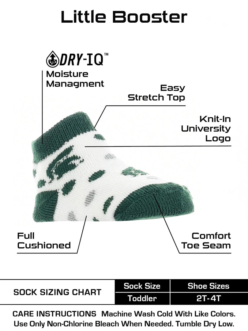 TCK Michigan State Spartans Toddler Socks Low Cut Little Fan All Schools 3 TCK Michigan State Spartans Toddler Socks Low Cut Little Fan All Schools