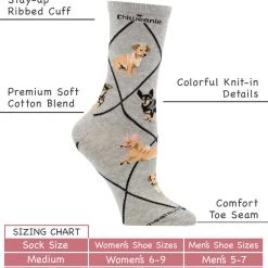 WHD Chiweenie Socks For Women Gift For Dog Lovers