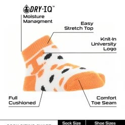 TCK Tennessee Volunteers Toddler Socks Low Cut Little Fan All Schools 6 TCK Tennessee Volunteers Toddler Socks Low Cut Little Fan All Schools