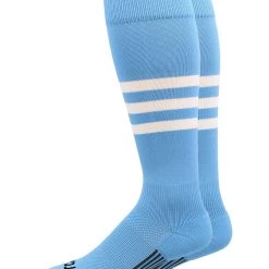 MadSportsStuff Dugout 3 Stripe Baseball Socks Over The Calf Length Pattern B