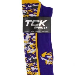 TCK LSU Tigers Digital Camo Crew Socks All Schools