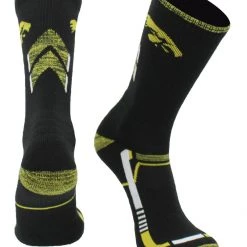 TCK Iowa Hawkeyes Socks University Of Iowa Hawkeyes Champion Crew Socks All Schools