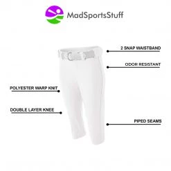 MadSportsStuff Womens Softball Pants Capri Length Pro Line