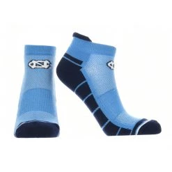 TCK All Schools North Carolina Tar Heels Low Cut Ankle Socks With Tab