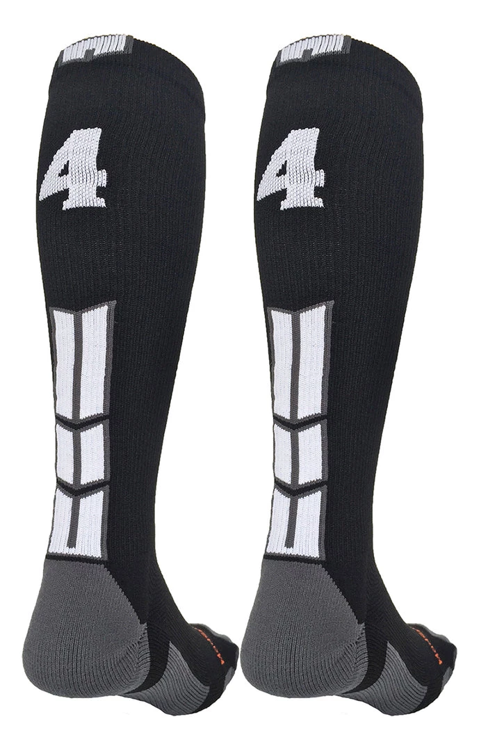 MadSportsStuff Softball Socks Black Player ID Custom Number Over The Calf Socks For Softball Baseball Football Boys And Girls 86 MadSportsStuff Softball Socks Black Player ID Custom Number Over The Calf Socks For Softball Baseball Football Boys And Girls