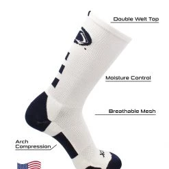 TCK Penn State Nittany Lions Socks Baseline Crew All Schools