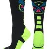 MadSportsStuff LAX Lacrosse Socks With Lacrosse Sticks Athletic Crew Socks (multiple Colors)