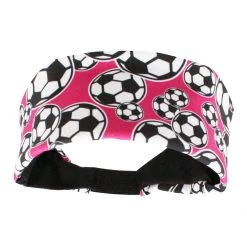 MadSportsStuff Crazy Soccer Headband With Soccer Ball Logos Headbands
