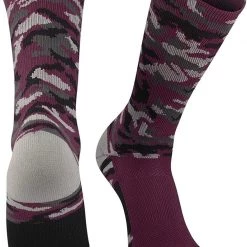 Basketball Socks TCK Sports Elite Woodland Camo Performance Crew Socks