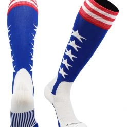 MadSportsStuff USA Flag Baseball Patriotic Stirrups Socks With Stars And Stripes