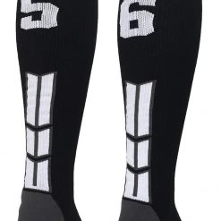 MadSportsStuff Softball Socks Black Player ID Custom Number Over The Calf Socks For Softball Baseball Football Boys And Girls 129 MadSportsStuff Softball Socks Black Player ID Custom Number Over The Calf Socks For Softball Baseball Football Boys And Girls