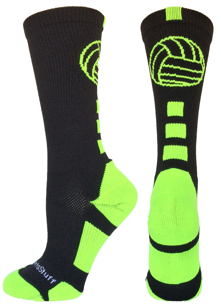 MadSportsStuff Volleyball Socks For Girls, Women & Teens In Crew Length 9 MadSportsStuff Volleyball Socks For Girls, Women & Teens In Crew Length